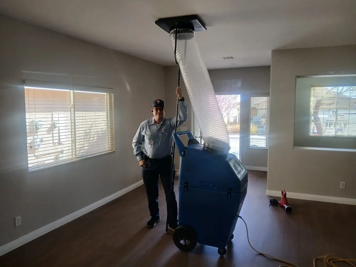Professional Dryer Vent Cleaning work inside a Floral City home
